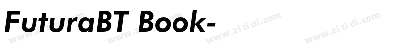 FuturaBT Book字体转换